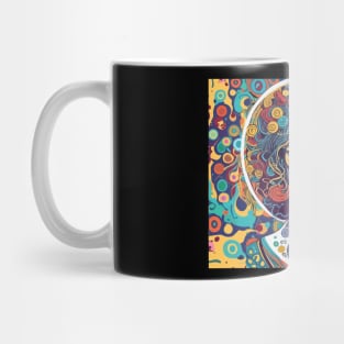 Woman in the style of Gustav Klimt Mug